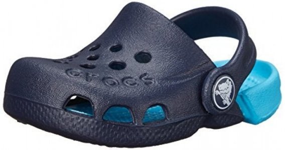Crocs Kids' Electro Clog, Navy/Electric Blue,