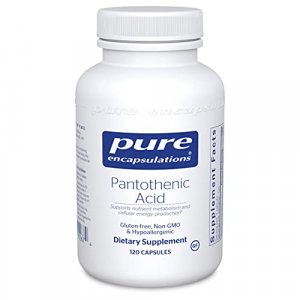 Pure Encapsulations-Pantothenic Acid-Hypoallergenic Supplement Supports Cellular Energy Production,Adrenal & Cardiovascular Health-120 Capsules