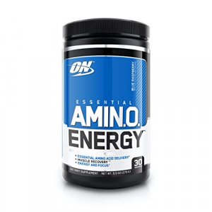 Optimum Nutrition Essential Amino Energy Blue Raspberry Preworkout - 30 Servings 9.52 Oz Pack Of 1