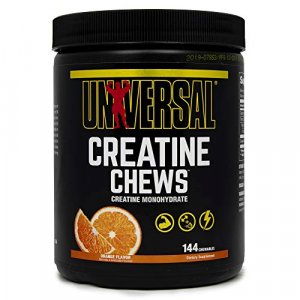 Universal Nutrition 100% Pure Creapure Creatine Monohydrate Chews Orange 144 Count
