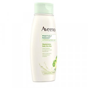 Aveeno Positively Radiant Exfoliating Body Wash 18 Fl. Oz (Pack Of 3)