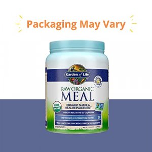 Garden Of Life Meal Replacement - Organic Raw Plant Based Protein Powder, Vanilla, Vegan, Gluten-Free, 17.1 Oz (484G) Powder