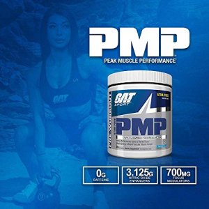 Gat Sport Pmp Peak Muscle Performance, Stimulant Free, Creatine Free, Blue Raspberry, 30 Servings
