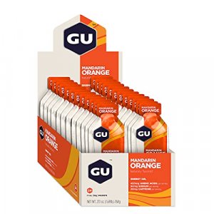 Gu Energy Original Sports Nutrition Energy Gel, 24-Count, Mandarin Orange