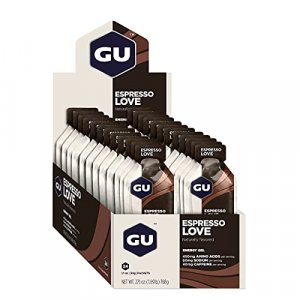 GU Energy Original Sports Nutrition Energy Gel, 24-Count, Espresso Love