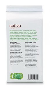 Nutiva Hemp Protein Powder (15 G) - 30-Ounce Bag