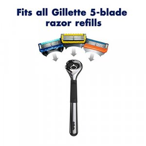 Gillette ProGlide Shield Shave Gift Set for Men - 8 Fusion ProGlide shield Blade Refills,1 Razor Handle, 1 Razor Case