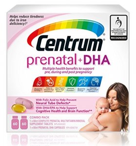 Centrum Prenatal+Dha Combo 120 Count
