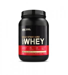 Optimum Nutrition 100Percent Whey Gold Standard - Vanilla Ice Cream - 2 Pound