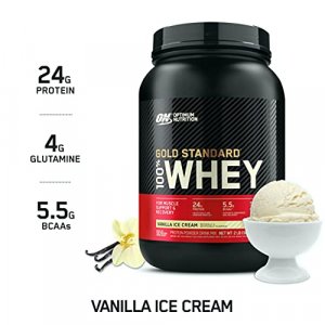 Optimum Nutrition 100Percent Whey Gold Standard - Vanilla Ice Cream - 2 Pound