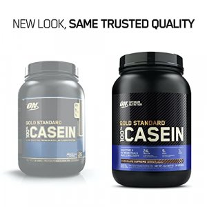 Optimum Nutrition Gold Standard 100% Casein Protein Powder, Chocolate Supreme, 2 Pound