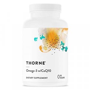 Thorne Research - Omega-3 W/ Coq10 - Omega-3 Fatty Acids Supplement With Coq10 - Epa And Dha - 90 Gelcaps