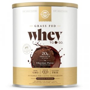 Solgar Whey To Go Protein Powder - Natural Chocolate Flavor - 41 Oz