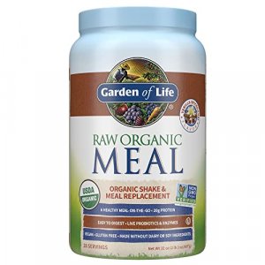 Garden Of Life Meal Replacement Organic Raw Plant Based Protein Powder -Vanilla Chai 32.1 Oz