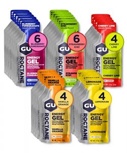 Gu Energy Labs Roctane Ultra Endurance Energy Gel, Assorted Flavors, 24-Count