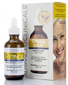 Advanced Clinicals Retinol Serum 1.75 Fl Oz