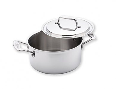 Usa Pan 1510Cw 3 Qt Stock Pot With Cover, Stainles Steel, 3 Quart