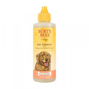 Burt'S Bees For Dogs Natural Ear Cleaner With Peppermint And Witch Hazel, 4Oz