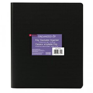 Smead Organized Up Multi Pocket Organizer, Eight Pockets, Letter Size, Black