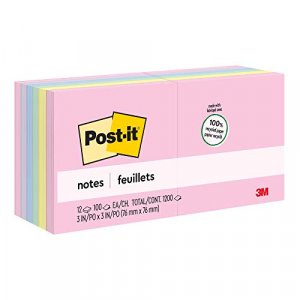Post-it Mini Notes, 1.5x2 in, 4 Pads, America's #1 Favorite Sticky Notes