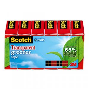 Scotch Magic Tape, 3/4 x 1000 Inches, Boxed, 6 Rolls (810K6)