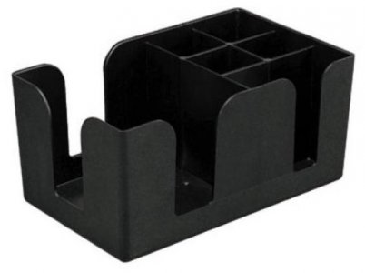 Update International (Bo-6C) 6-Compartment Bar Organizer