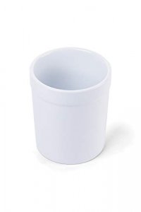 Fox Run 3950 Utensil Holder, White Stoneware