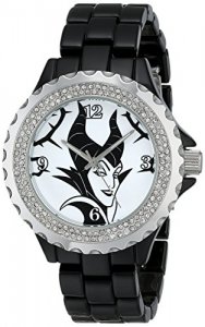 Disney Women'S W001796 Maleficent Watch Analog Display, Analog Quartz, Black Watch