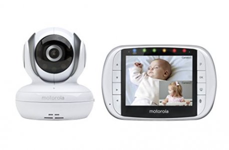 Motorola Mbp36S Remote Wireless Video Baby Monitor With 35-Inch Color Lcd Screen
