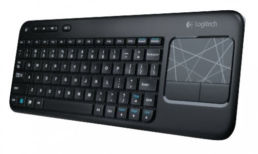Logitech Wireless Touch Keyboard K400 With Built-In Multi-Touch Touchpad - Black
