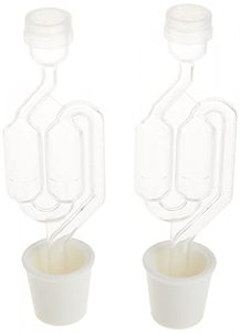 Twin Bubble Airlock And Carboy Bung (Pack Of 2)