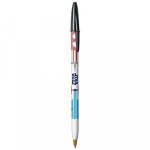 Star Wars BIC Ball Pen, Medium Point (1.0 mm), Black, 4-Count