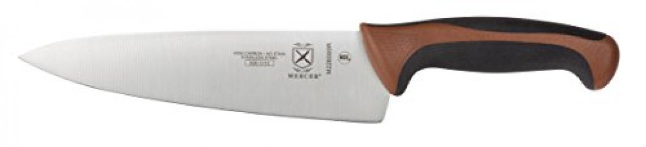 Mercer Culinary M22707WBH Millennia® 7 Granton Edge Santoku with White  Handle