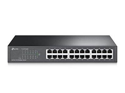 Tp-Link 24-Port Fast Ethernet Unmanaged Switch | Plug And Play (Tl-Sf1024D)