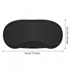 Mudder 12 Pack Eye Masks Sleep Mask Blindfold for Game Sleeping, with Nose Pad, Black