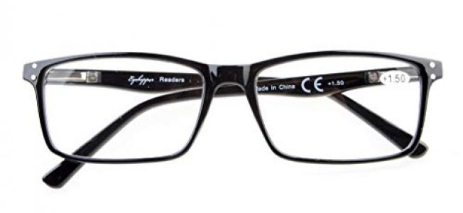 Eyekepper 5-Pack Stylish Readers Quality Spring Hinges Reading Glasses Included Computer Glasses +1.5