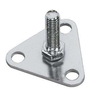 Akro-Mils Awfootplate4Pk Foot Plate For Chrome Wire Shelf System Upright Leg, 4-Pack