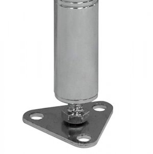 Akro-Mils Awfootplate4Pk Foot Plate For Chrome Wire Shelf System Upright Leg, 4-Pack
