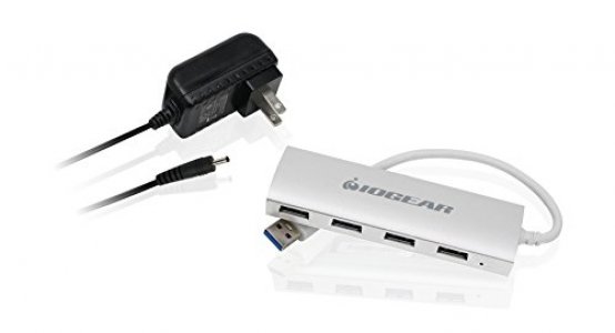   Basics 7 Port USB 2.0 Hub Tower with 5V/4A Power  Adapter, Black : Electronics