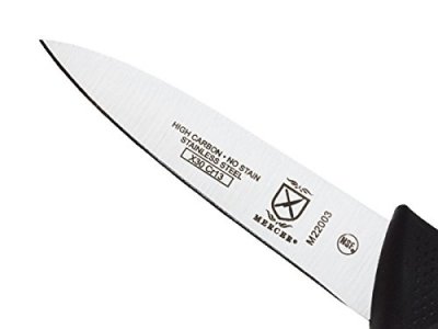 Zyliss 3-Piece Mini Santoku Knife Set with Sheath Covers, Stainless Steel