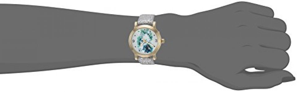 Disney Women'S Princess Ariel' Quartz Metal Casual Watch, Color:Silver-Toned (Model: Wds000177)