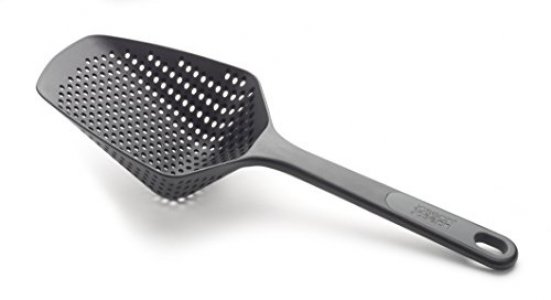 Norpro My FavoriteTM Scoop & Drain Slotted Spatula, Black