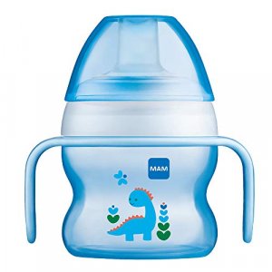  Tommee Tippee Insulated Straw Cup for Toddlers, Spill-Proof,  9oz, 12m+, 2-Count, Blue and Orange : Baby