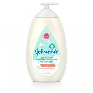 Johnson'S Cottontouch Newborn Baby Face And Body Lotion, Hypoallergenic And Paraben-Free Moisturization For Baby'S Sensitive Skin, Made With Real Cot