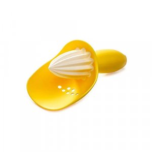 Joseph Joseph 20028 Catcher Citrus Reamer With Seed Catcher, Yellow