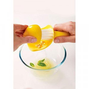 Joseph Joseph 20028 Catcher Citrus Reamer With Seed Catcher, Yellow