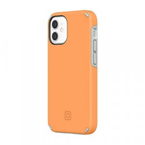 Incipio Duo Case Compatible with iPhone 12 Mini - Clementine Orange/Gray