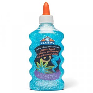 Elmer's 638458774473 Washable Glitter Glue, 6 oz Bottles-6 Colors, Green/Pink/Purple/Red/Yellow/Blue