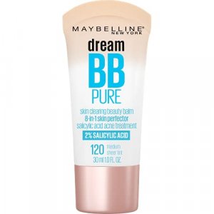 Maybelline New York Dream Pure Bb Cream Skin Clearing Perfector, Medium 1 Fluid Oz