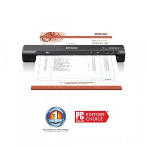 Epson Workforce Es-60W Wireless Portable Sheet-Fed Document Scanner For Pc And Mac